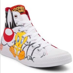 Womans Looney Tunes Chuck Taylor Rivalry High Tops